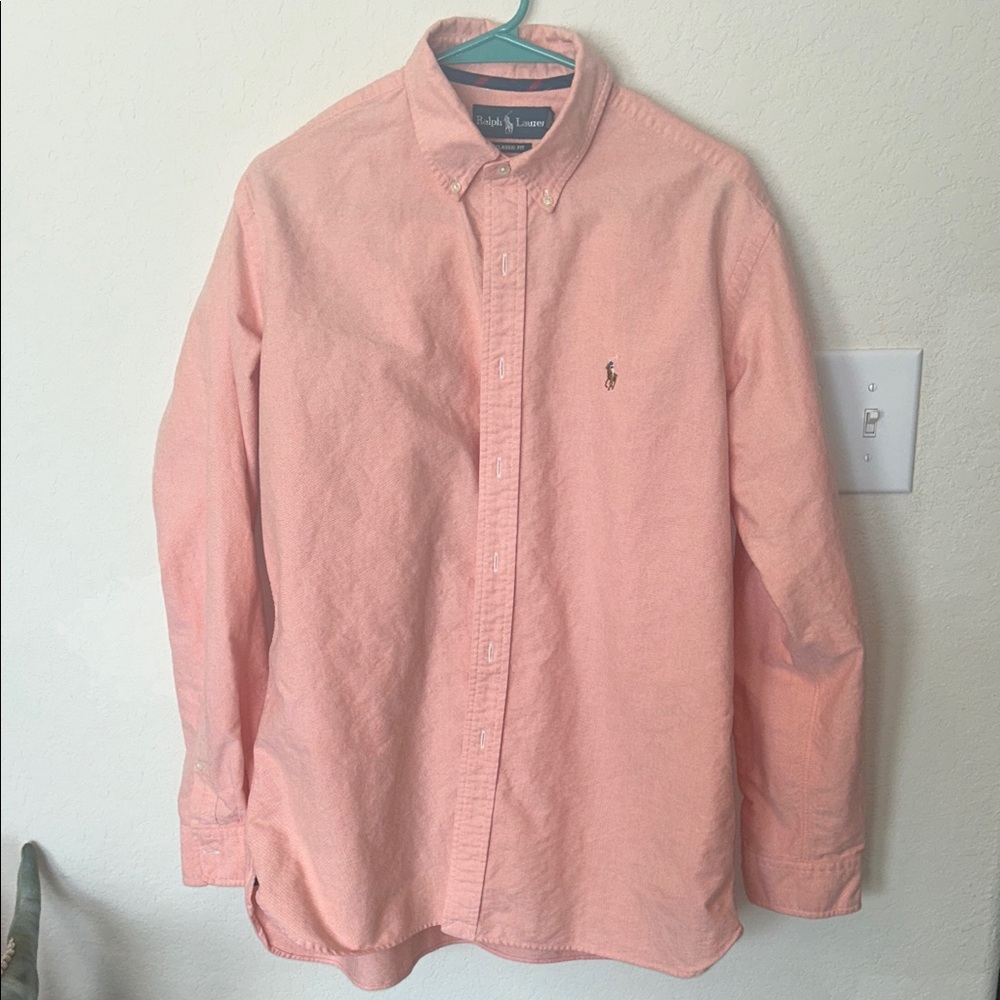 Ralph Lauren silver/blue label Men's Coral Button-Down Shirt